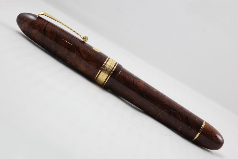 Armando Simoni Club Ogiva Extra Burlwood Magic Flex nib Fountain Pen