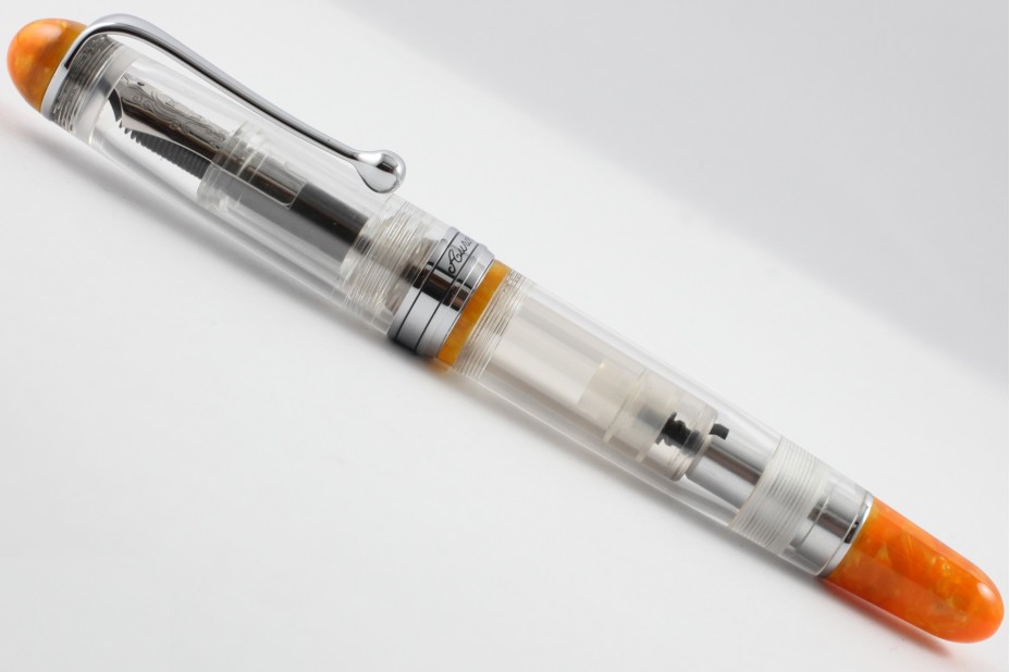 Aurora Limited Edition 88 Demonstrator Minerali Amber Fountain Pen