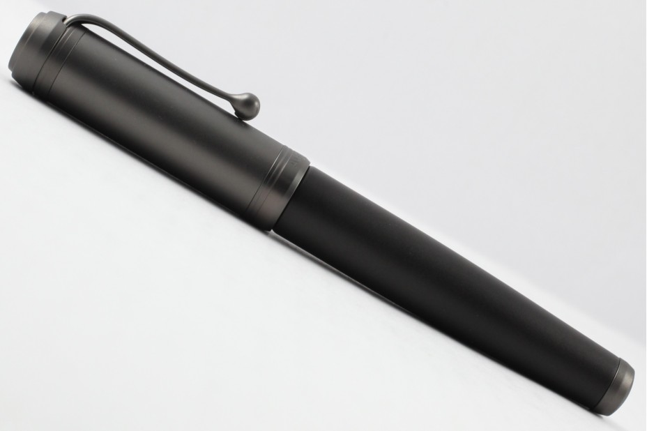 Aurora Talentum Matte Black Metal Cap Fountain Pen