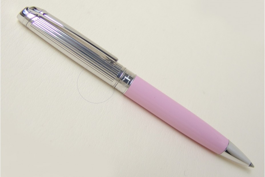 Caran D`Ache Leman Bicolor Pink Silver Ball Point Pen