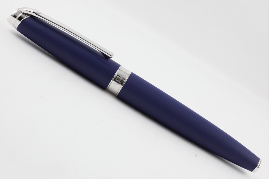 Caran D`Ache Leman Matt Blue Night Silver Trim  Fountain Pen