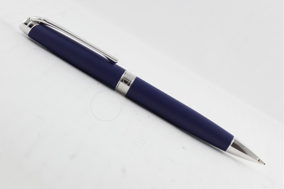 Caran D`Ache Leman Matt Blue Night Silver Trim Mechanical Pencil