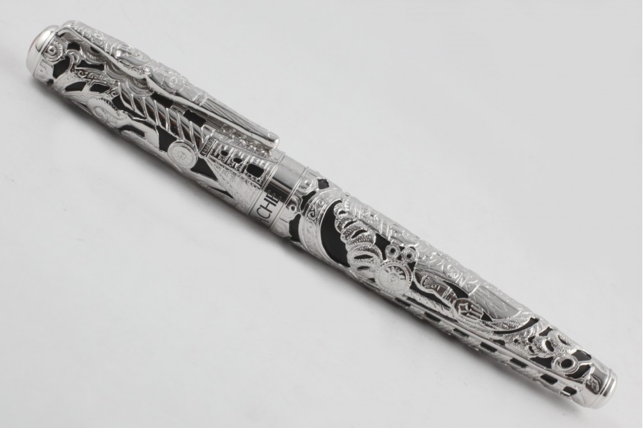 Caran D`Ache Limited Edition Edouard Jud Balaji Silver Fountain Pen