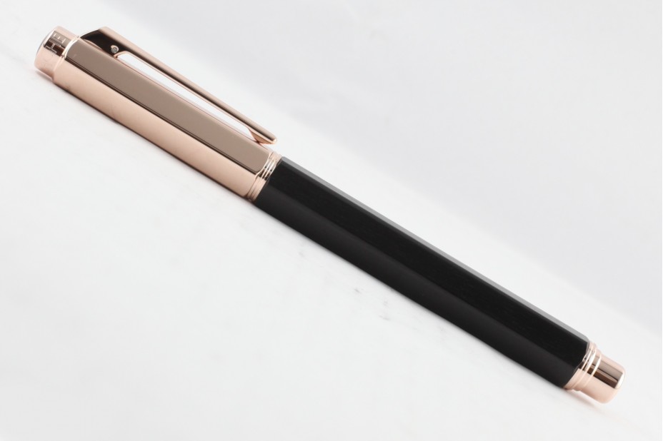 Caran D`Ache Varius Ebony with Rose Gold Fountain Pen