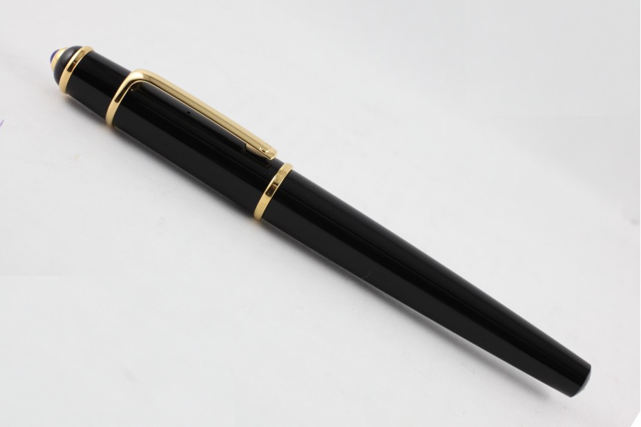 Cartier Diabolo ST180001 Black Composite Gold plated Roller Ball Pen
