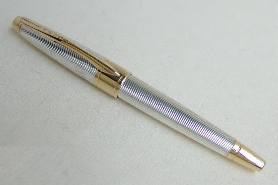 Cross Apogee Silver with 23K Gold Plated Fountain Pen