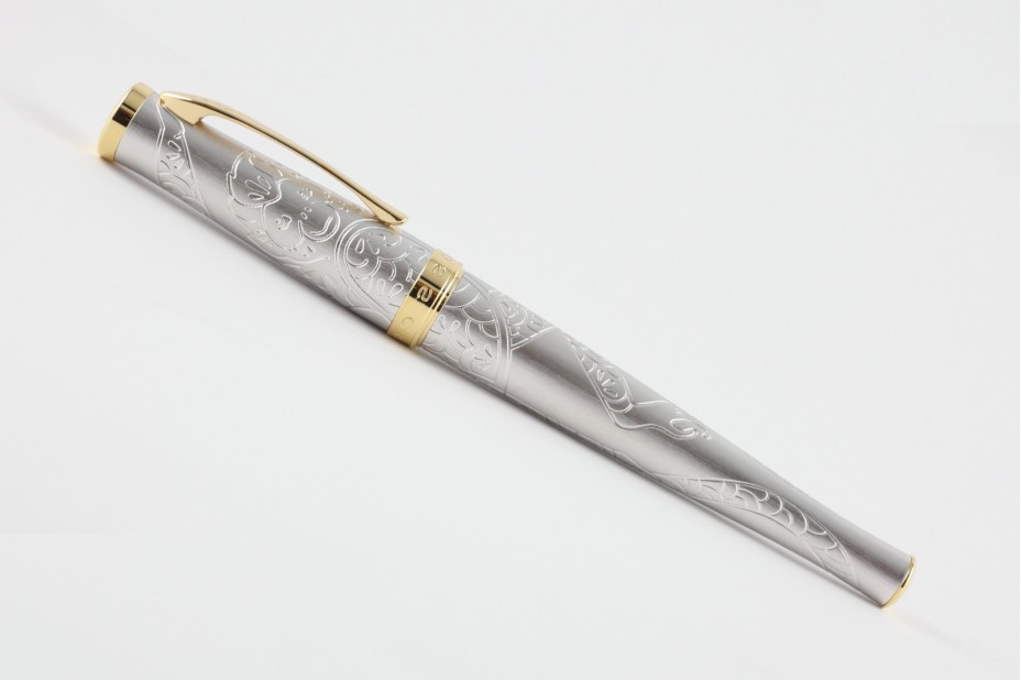 Cross Special Edition 2016 Sauvage Year of the Monkey Brushed Platinum Plated Roller Ball Pen