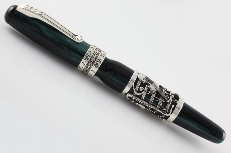 Curtis Luxury Special Edition Musical Tribute Green Velvet Roller Ball Pen