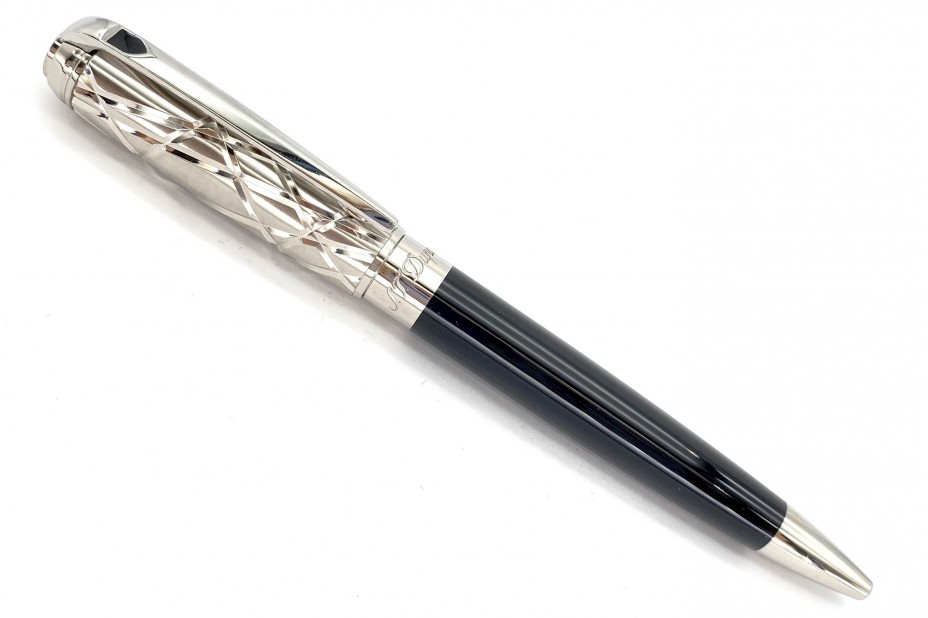 ST Dupont Line D Fire Lines Palladium Ball Pen