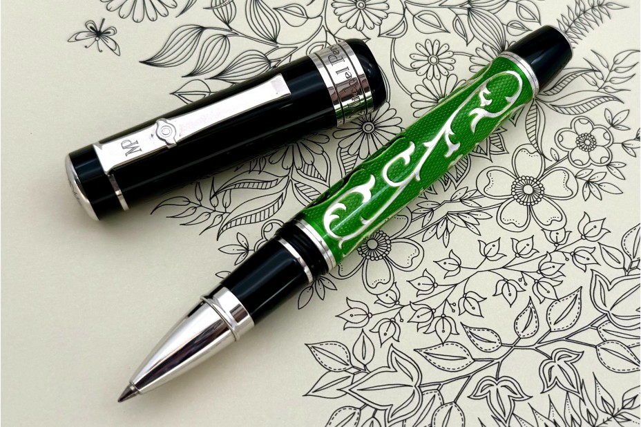 Michel Perchin Limited Edition MP4 Green Black Roller Pen