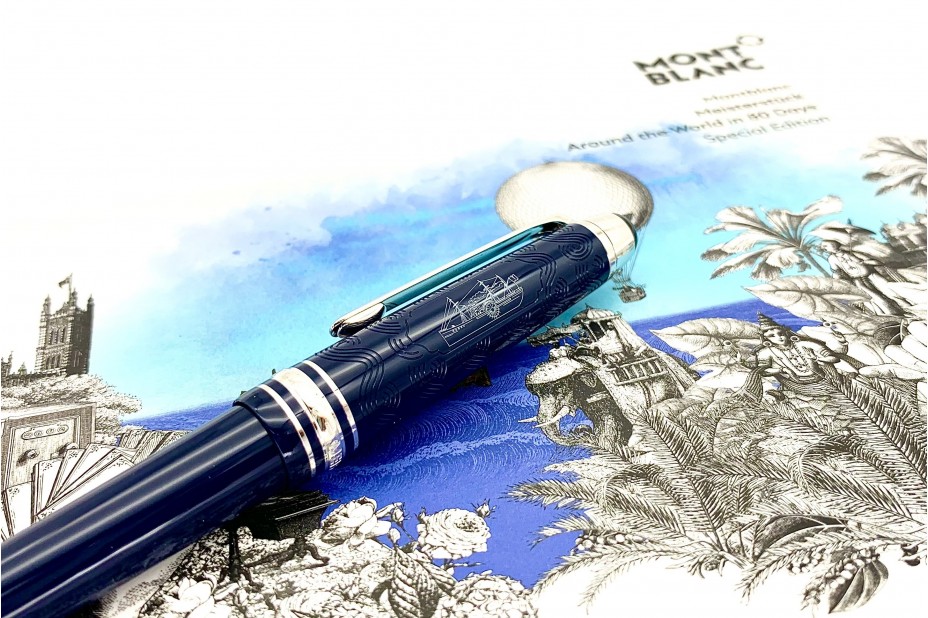 Montblanc MB.126342 Meisterstuck Around the World in 80 days Midsize Ball Pen