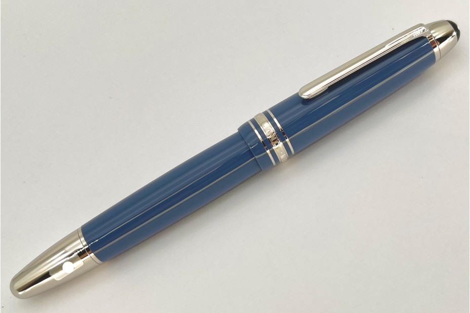 Montblanc MB129392 Meisterstuck 146 Glacier LeGrand Blue Fountain Pen