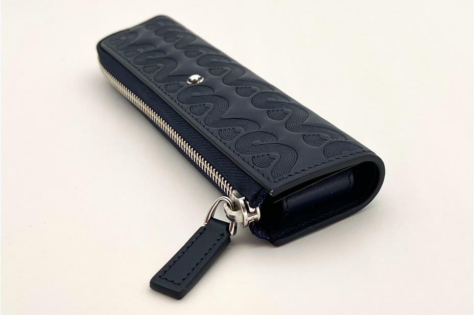 Montblanc MB.128635 Meisterstuck Around the World in 80 days Blue 1 Pen Pouch