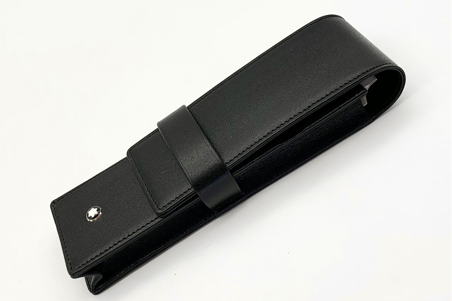 Montblanc MB.14311 Meisterstück 2 Pen Pouch Clasp Back