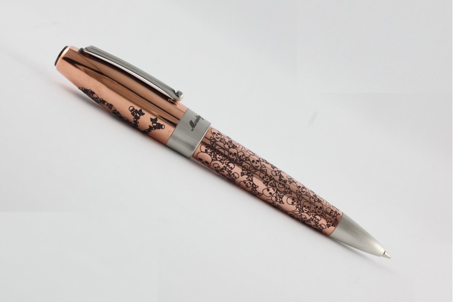 Montegrappa Fortuna Merry Skull Copper Ball Pen