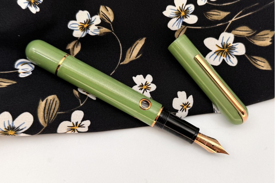 Nahvalur 365 Anniversary Roiro Nautilus Jade Fountain Pen