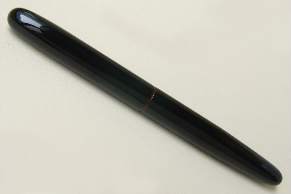 Nakaya Long Cigar Kuro Tamenuri Fountain Pen