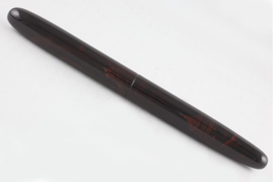 Nakaya Long Cigar Tame Sukashi Tower Landscapes Fountain Pen