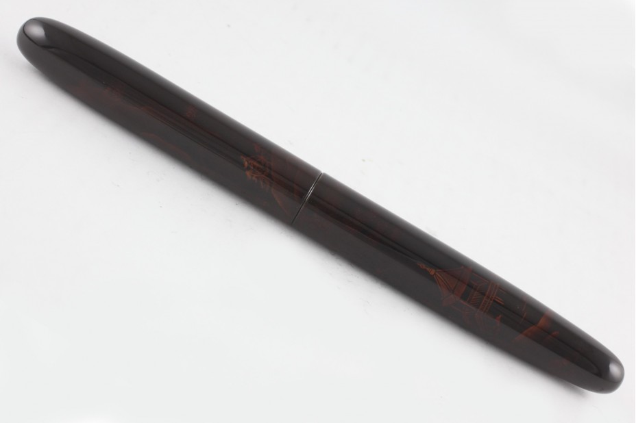 Nakaya Long Cigar Tame Sukashi Tower Landscapes Fountain Pen