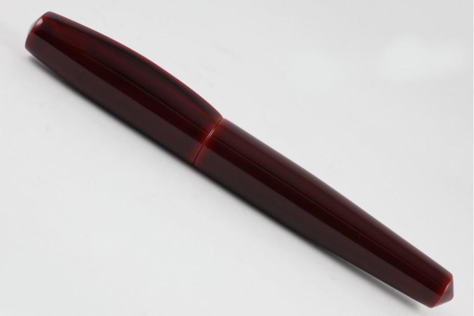 Nakaya Dorsal Fin Version 1  Aka Tamenuri Gold Zogan Fountain Pen