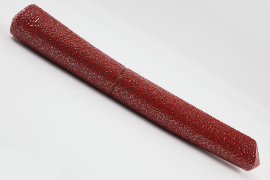 Nakaya Dorsal Fin Version 2 Silver Tin Red Kanshitsu Fountain Pen