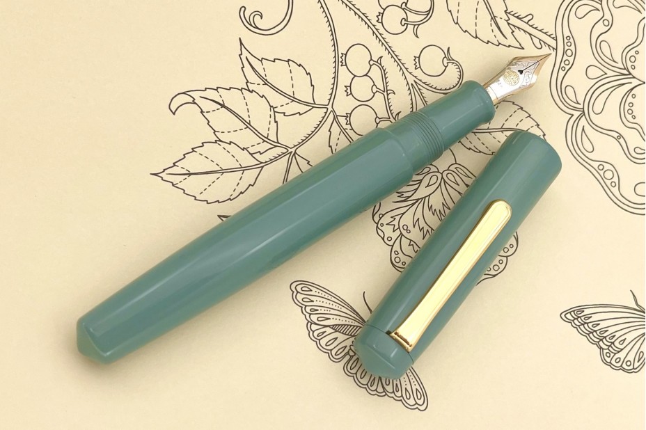 Nakaya Piccolo Long Writer Ama-iro (Sky Blue) Fountain Pen