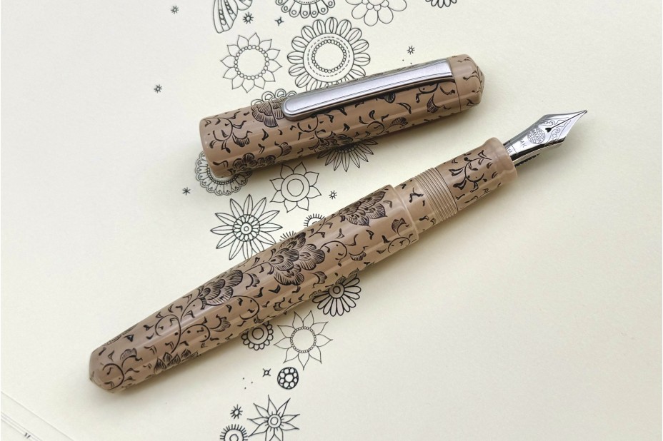 Nakaya Piccolo Long Writer Housoge (Black Lines 2) Fountain Pen