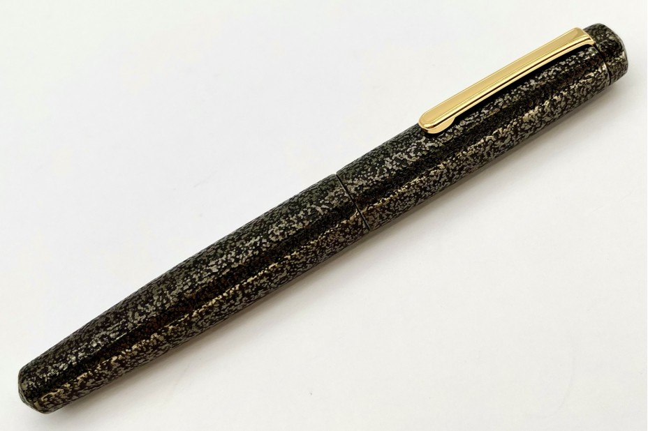 Nakaya Piccolo Long Writer Ishime Kanshitsu in Silver Finish Fountain Pen