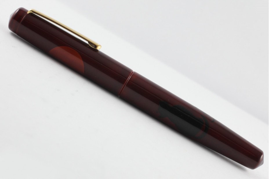 Nakaya Piccolo Long Writer A Enjoying the Moon Cat Fountain Pen