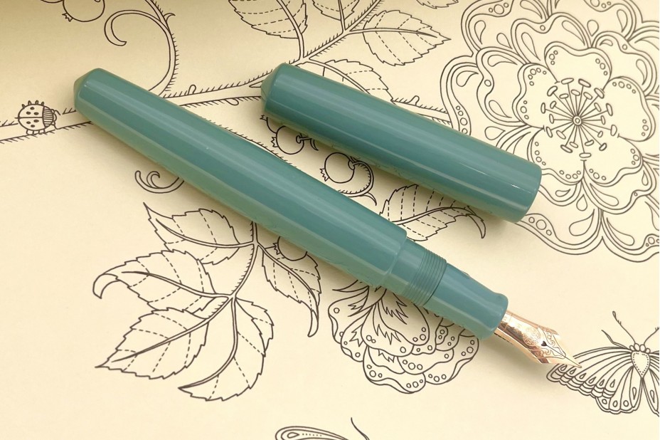 Nakaya Piccolo Long Cigar Ama-iro (Sky Blue) Fountain Pen