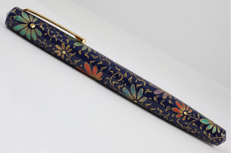 Nakaya Piccolo Long Cigar Palmet Kikyo Color colored Powder Fountain Pen