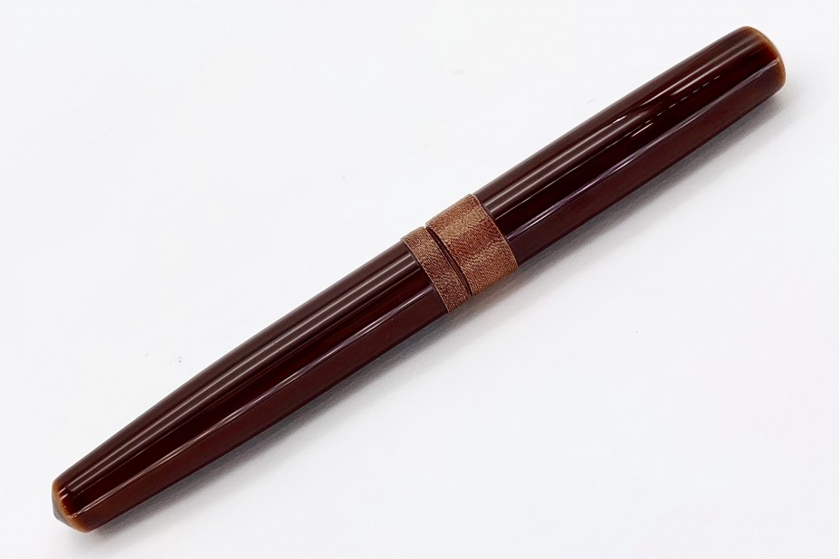 Nakaya Piccolo Long Cigar Toki-Tamenuri String-Rolled Model Fountain Pen