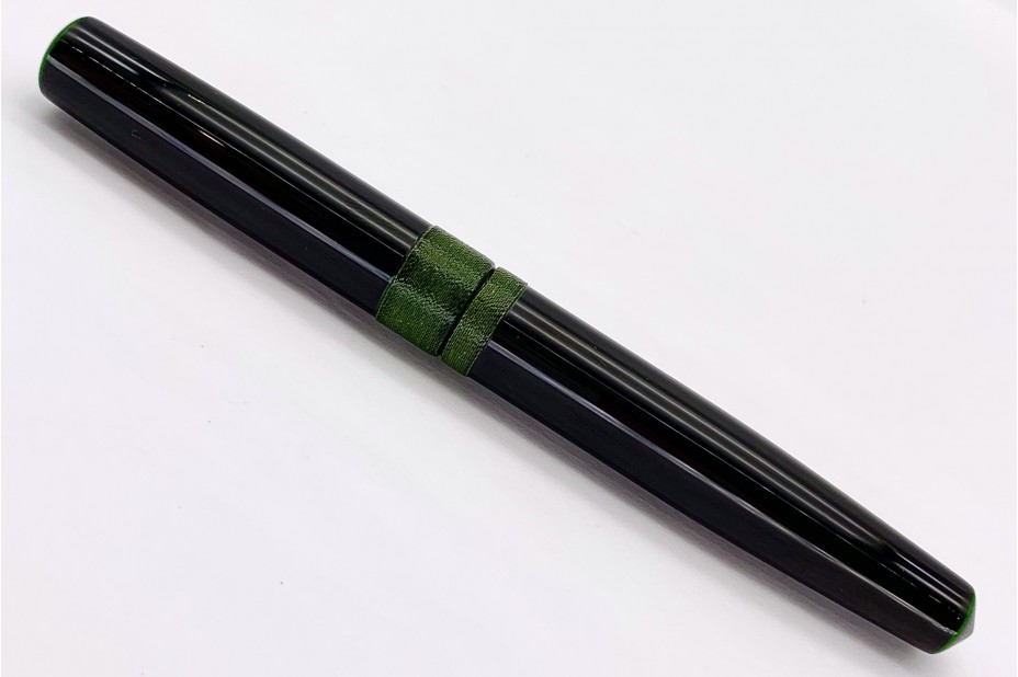 Nakaya Piccolo Long Midori-Tamenuri String-Rolled Model Fountain Pen