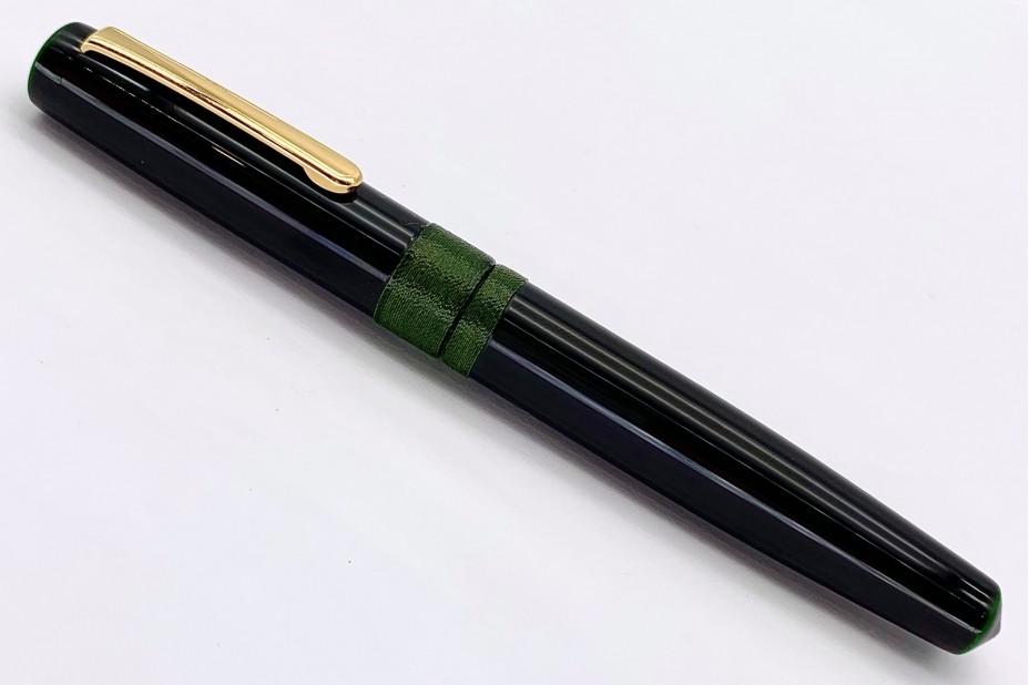 Nakaya Piccolo Long Writer Midori-Tamenuri String-Rolled Model Fountain Pen