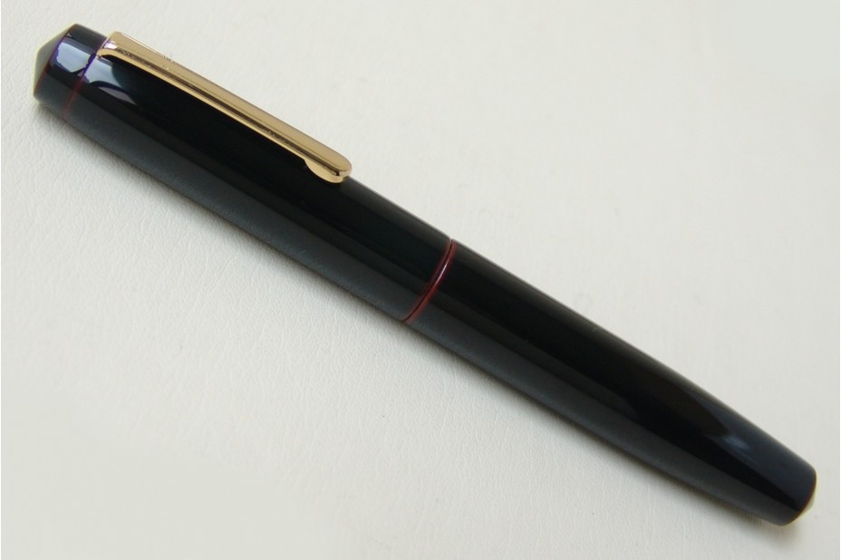 Nakaya Piccolo Writer Kuro-Tamenuri Fountain Pen