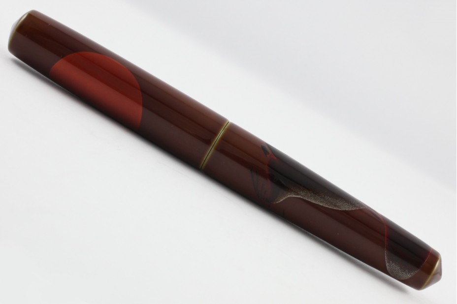 Nakaya Piccolo Cigar Tame Sukashi A Fox with the Harvest Moon Fountain Pen