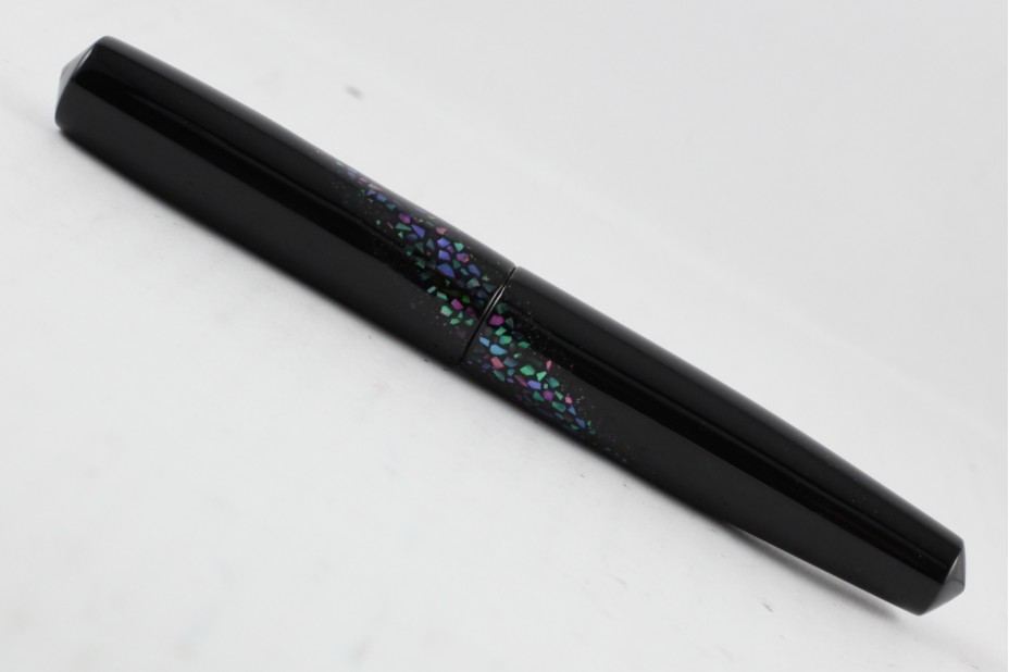 Nakaya Piccolo Cigar Milkyway with Zogan Blue Shell Fountain Pen