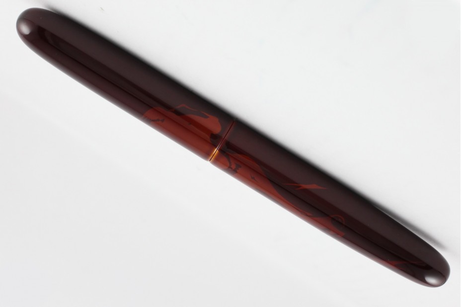 Nakaya Portable Cigar Tame Sukashi Horse Fountain Pen