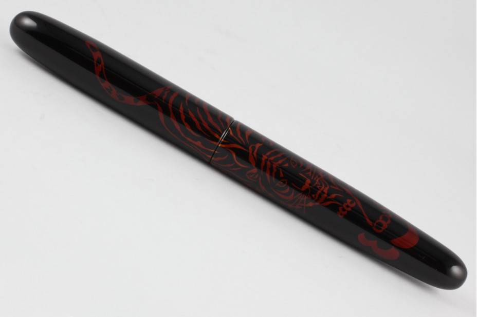 Nakaya Portable Cigar Tame Sukashi Shishin(four Gods) Biyakko (white tiger) Fountain Pen