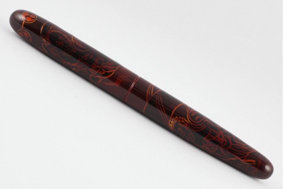 Nakaya Portable Cigar Tame Sukashi The Fujin and The Raijin III Fountain Pen