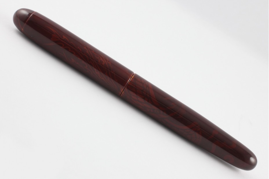 Nakaya Portable Writer Tamesukashi Shishin Suzaku Red Bird Fountain Pen