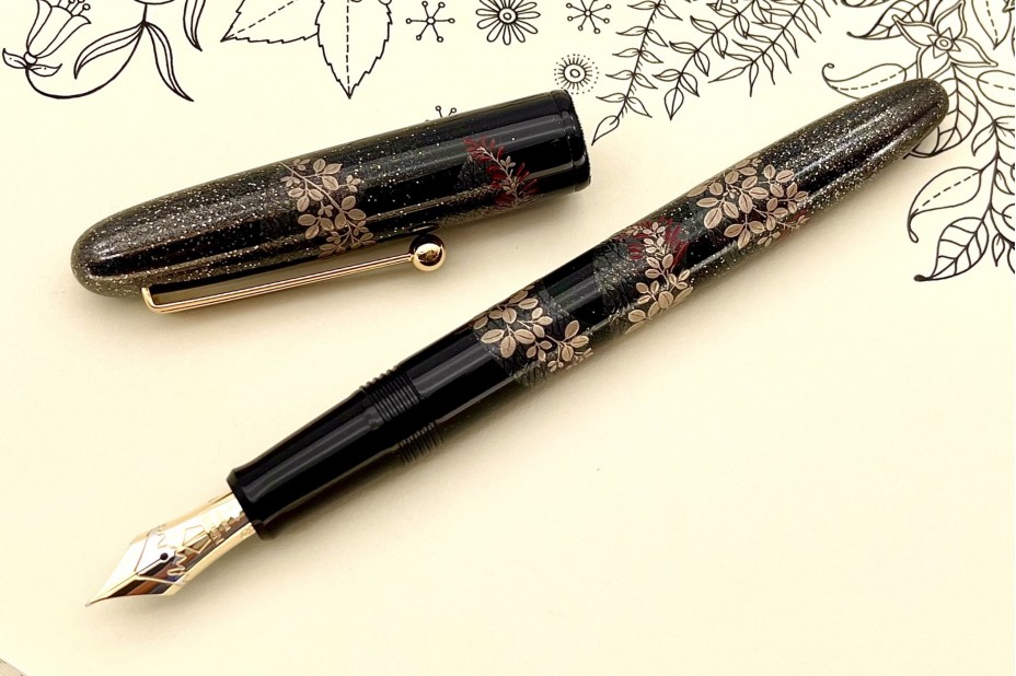 Namiki Limited Edition 2023 Yukari Maki-e Bush Clover Fountain Pen