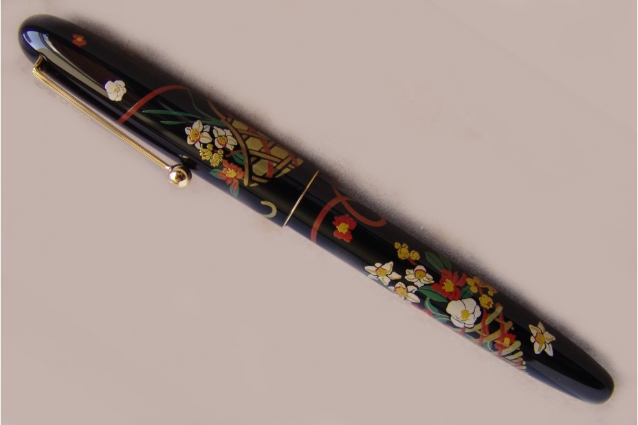 Namiki Nippon Art Flower Basket Fountain Pen