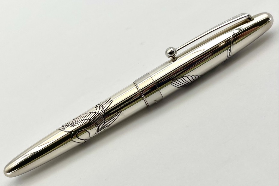 Namiki Sterling Silver Crane Fountain Pen