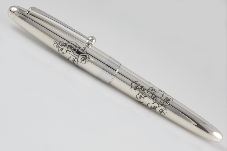 Namiki Sterling Silver Plumtree Roller Ball Pen