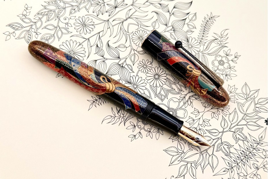 Namiki Yukari Royale Noshi Bundle Traditional Japanese Wrapper Fountain Pen