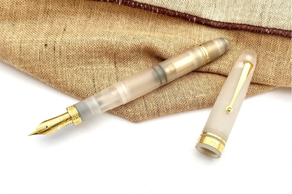 Omas Ogiva Demonstrator Fountain Pen with Gold Trim
