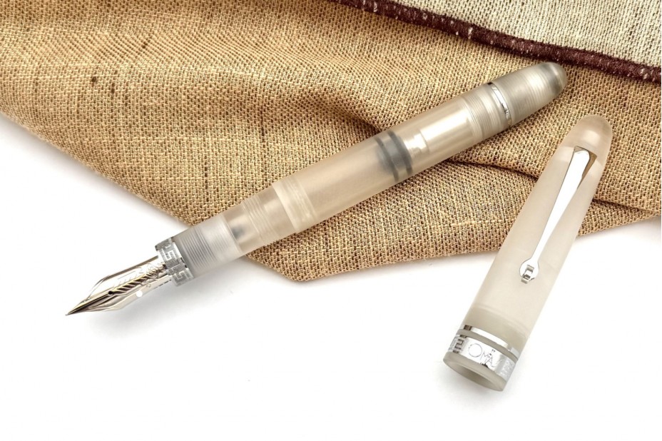 Omas Ogiva Demonstrator Fountain Pen with Silver Trim