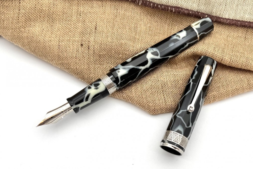 OMAS Paragon Fountain Pen in Wild with Silver Trim