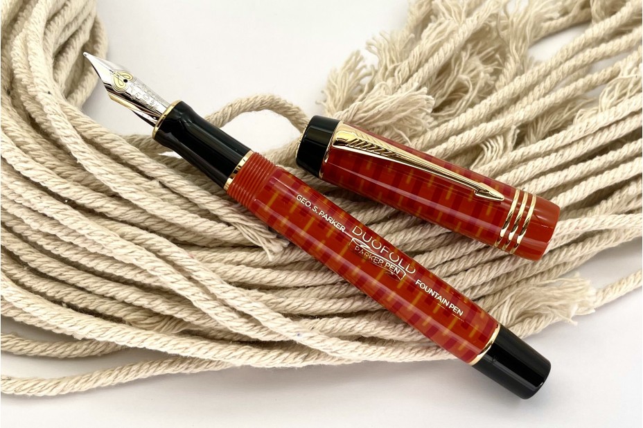 Parker Special Edition Duofold 100th Anniversary Big Red Fountain Pen